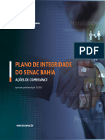 Plano de Integridade Do Senac Bahia: Ações de Compliance