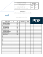 Procedimiento Capacitacion de Ceja - ZK