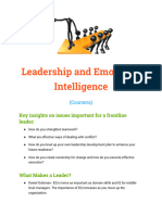 Leadership and Emotional Intelligence