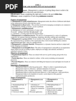 Nature and Significance of Management