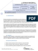 Informe de Actividades Cancer de Colorectal