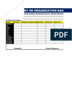 Monthly Purchase Activity Report Template 1.0