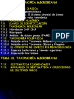 Tema 7B. Taxonomía Microbiana