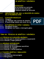 Tema 6B. Técnicas de Genética y Genómica Bacteriana