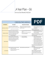 Ela Year Plan