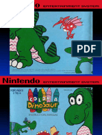 Color A Dinosaur (USA) - Text