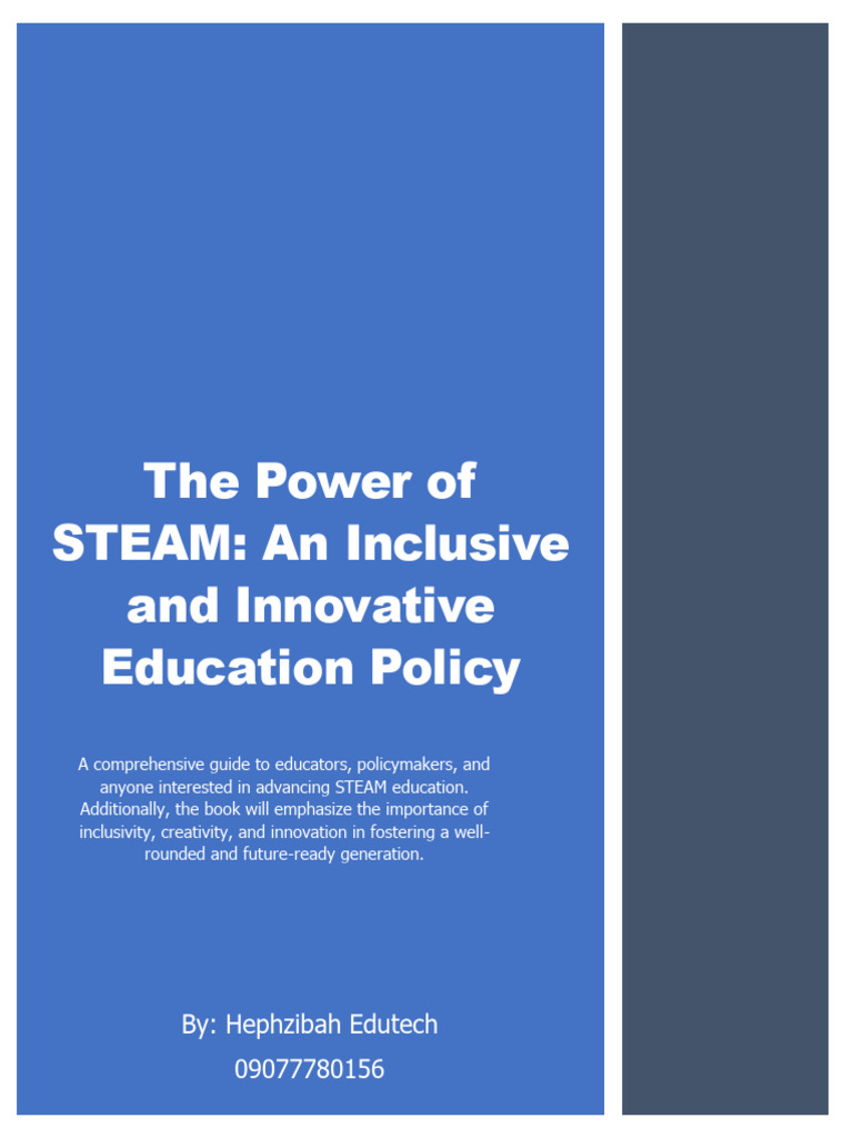 Advancing STEAM Education Policy Guide | PDF | Project Based Learning ...