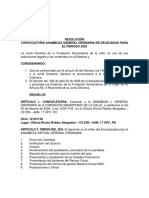 CONVOCATORIA ASAMBLEA GENERAL FUNDACIOìN SAMARITANOS DE LA CALLE - 2024