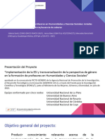 La ESI en La Formación de Profesorxs en Humanidades y Ciencias Sociales - Miradas Estudiantiles Sobre La Presencia - Ausencia de Saberes