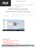 MBD (Model-Based Definition) - 2021 Edition