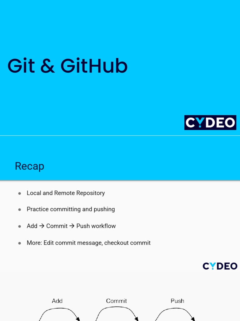Git & GitHub: Managing Repositories and Commits | PDF | Computer File ...
