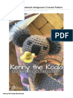 Kenny The Koala Bookmark Amigurumi Crochet Pattern