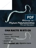 Activity 18 - Prelab Phylum Platy Helm Int Hes