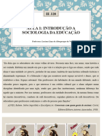 Aula 2 - Sociologia Da Educação