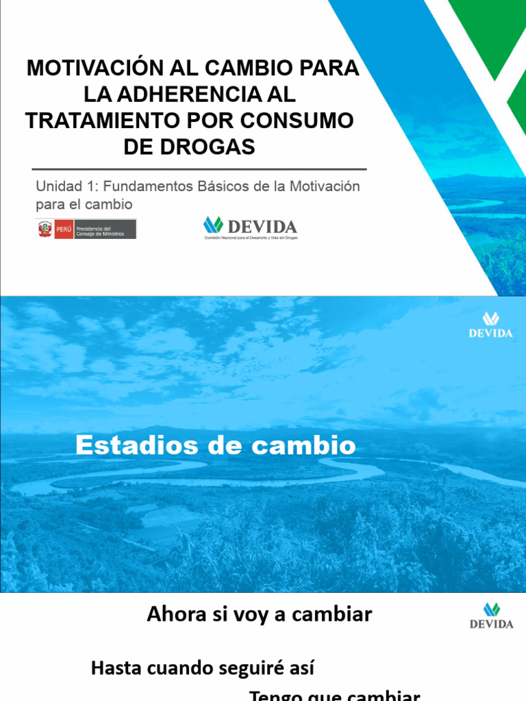 Motivación para el Cambio en Adicciones | PDF | La dependencia de ...