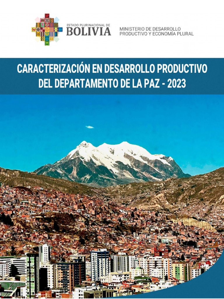 2023 6f22c Estado Productivo La Paz 2023 PARTE I | PDF | Bolivia ...