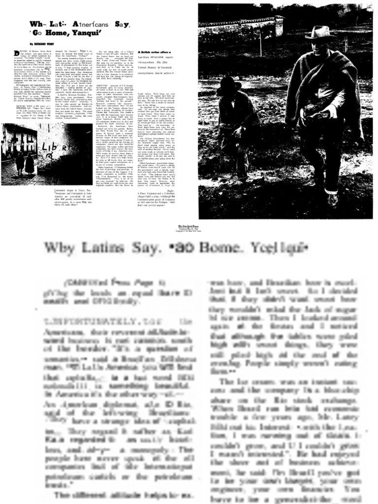 NYT Why Latin American Say Go Home Yanqui Recognized PDF