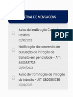 Data Notificação de Penalidade 