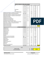 Presupuesto Mano D Eobra - Lista de Materiales