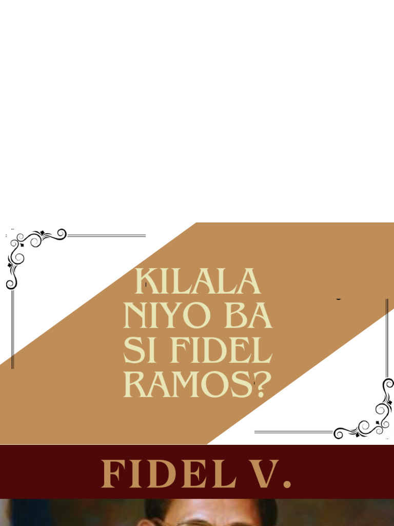 G6 - Fidel Ramos | PDF