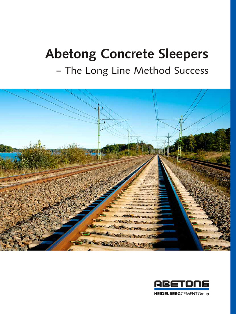 Abetong's Long Line Concrete Sleepers | PDF | Casting | Concrete