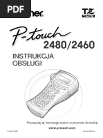 Drukarka Brother PT 2480 Instrukcja