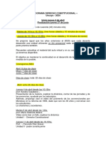 2024 - UNCuyo - CRONOGRAMA DERECHO CONSTITUCIONAL Â