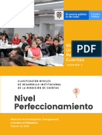 Manual Único de Rendición de Cuentas - Versión 2. Nivel Perfeccionamiento - Febrero de 2019