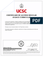 Certificado de Alumno Regular Con Avance Curricular 4843239