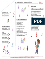 Folheto Louvores - 0 A 3 Anos - Seminario Marco 2024 - Ouvindo A Voz Do Espirito Santo