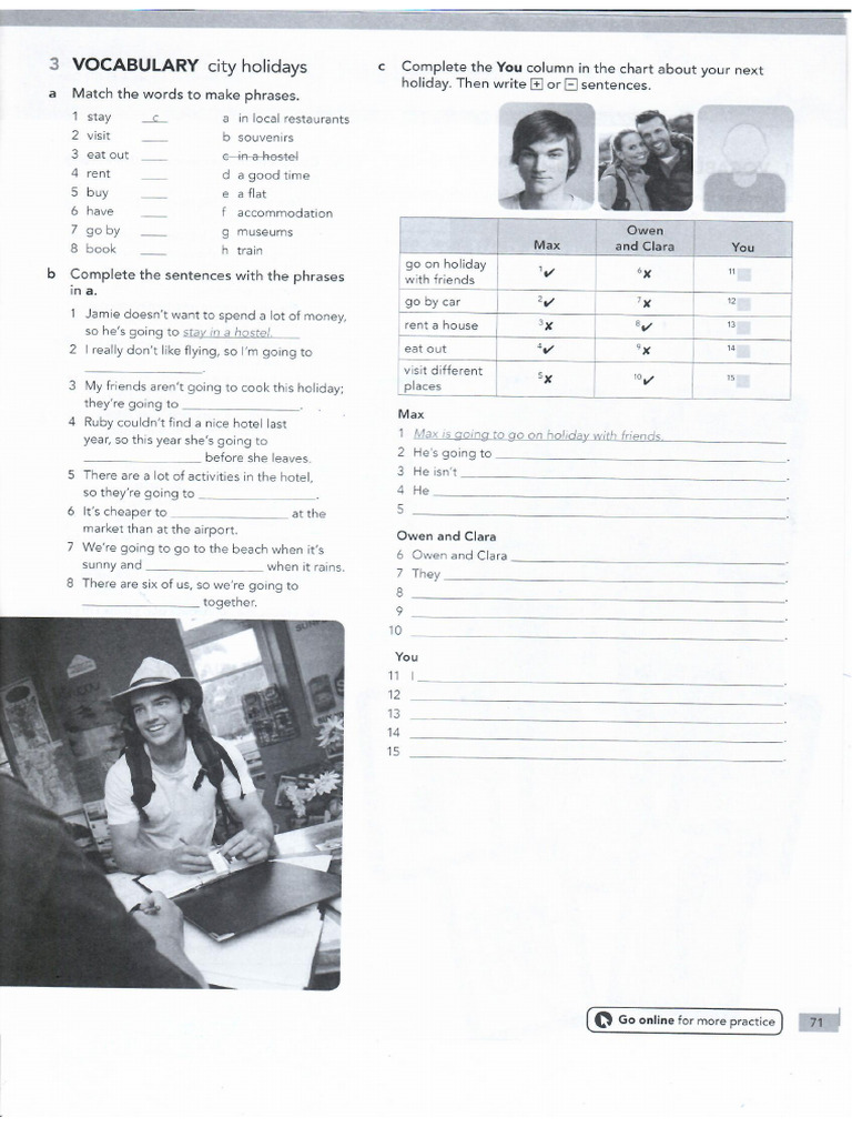 English File 4th Edition Elementary Workbook | PDF