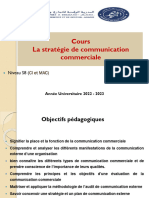 Cours  La communication commerciale S 8  (CI et MAC)