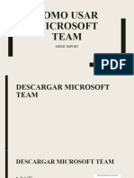 Como Usar Microsoft Team