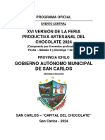 Plan Programa General-Xvi Feria Productiva Artesanal Del Chocolate-Fghq-2024