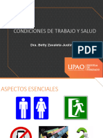 Condiciones de Trabajo. Moma Upao Isotpr