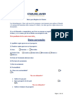 Datos de Registro Del Cliente para El Formulario Ds-160 - OFICIAL - STARLING JAVIER 2020