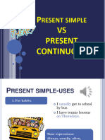 Simple Present VS Present Continuous