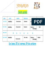 Horario Virtual Alumnos.