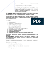 Condiciones Inseguras Y Actos Inseguros