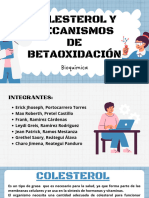 Colesterol y Mecanismos de Btaoxidación