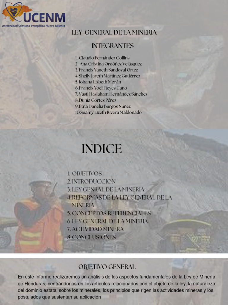 Ley Minera de Honduras: Análisis y Objetivos | PDF | Minería ...