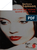 On N'est Pas Sérieux Quand On A Dix-Sept Ans - Document - Samson, Barbara Cuny, Marie-Thérèse - 1996 - (Paris) - Fixot