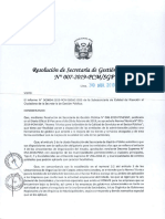 RSGP N° 007-2019-PCM-SGP y-anexos Mod Gestion de la Calidad