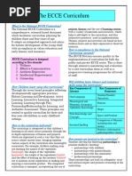 The ECCE Curriculum