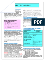 The ECCE Curriculum