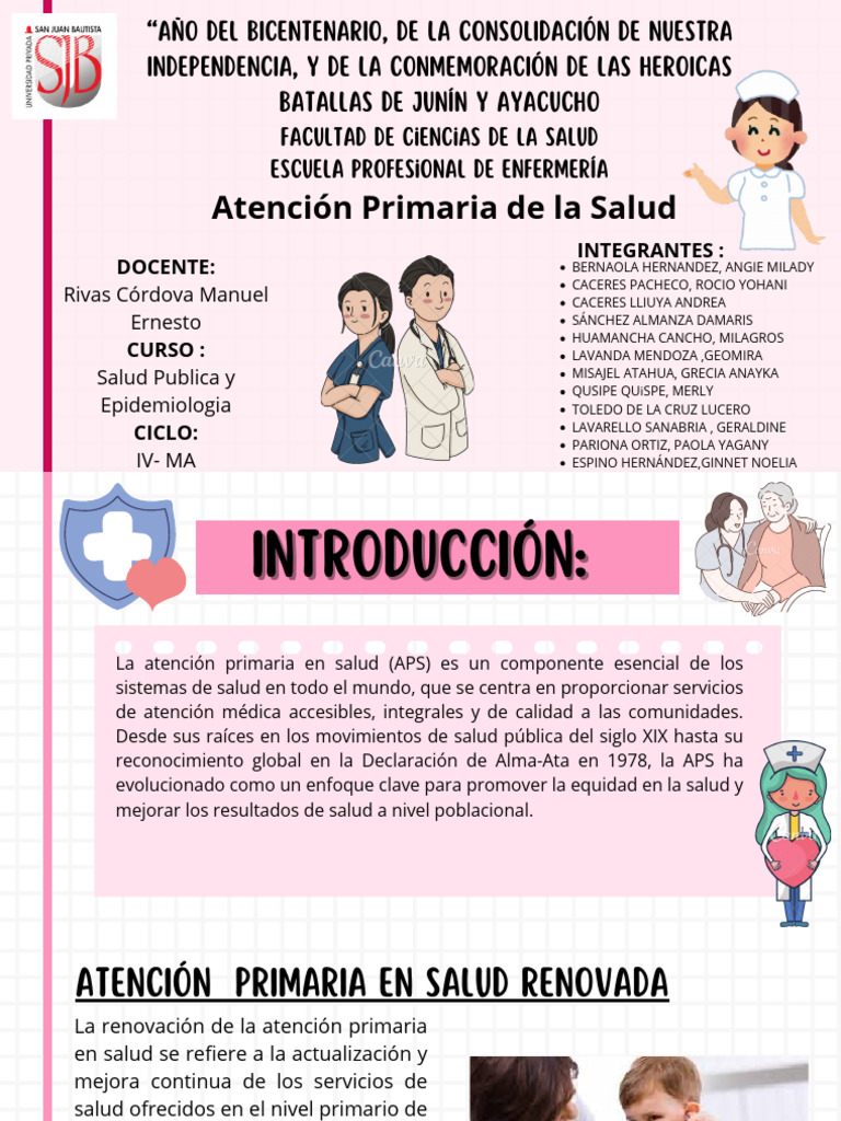 Atención Primaria en Salud Renovada | PDF | Cuidado de la salud | Salud ...