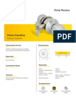 Ficha Técnica Pomo Carolina