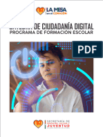 Brochure Programa de Formacion en Ciudadania Digital La Mesa