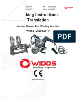 Plastic Welding Machine Workshop Up To OD 110 MM Miniplast 2019