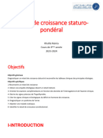 Retard de Croissance Staturo-Pondéral 2023